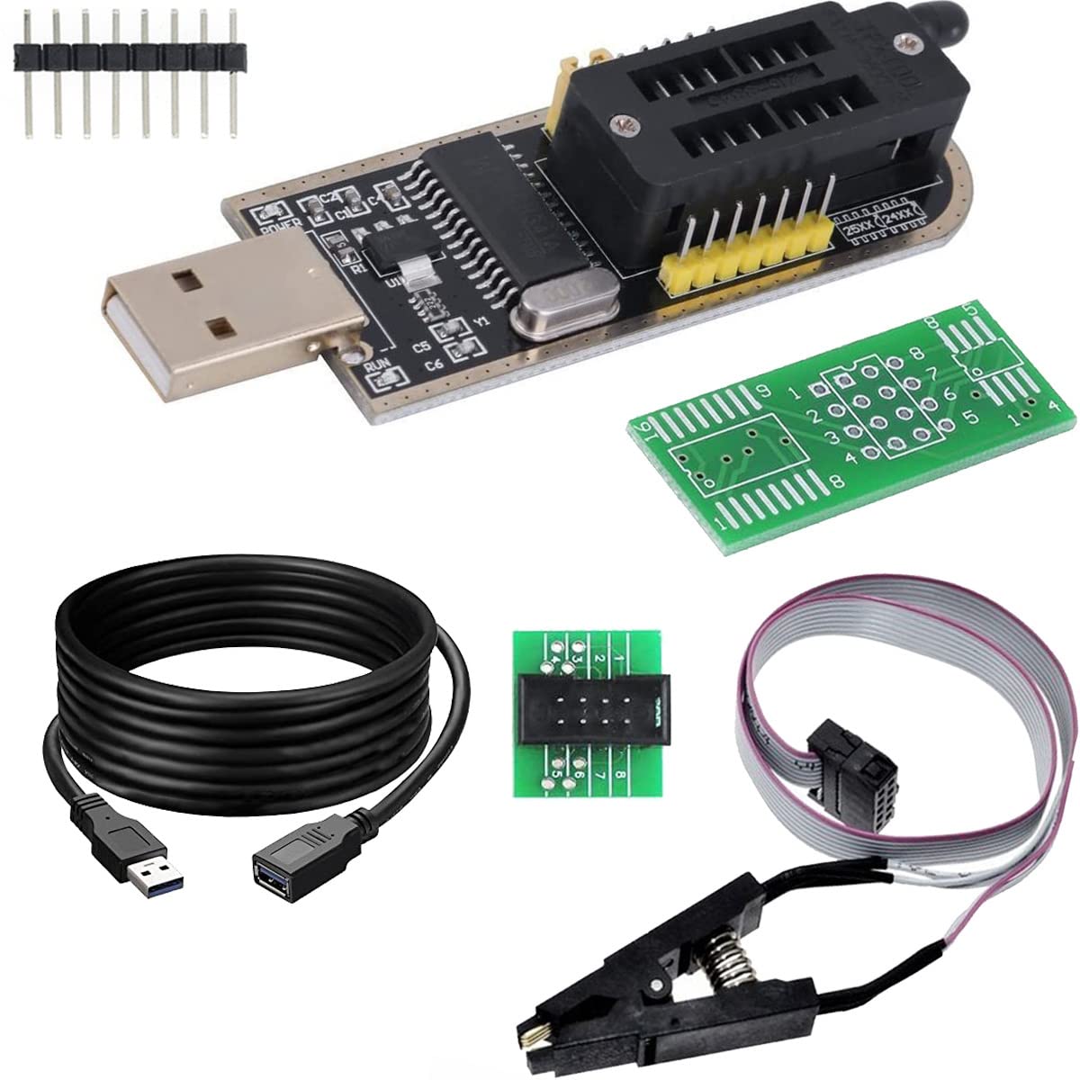 CHA CHA有線プロモオンリー Amazon.com: DAOKAI CH341A 24 25 Series EEPROM Flash BIOS USB